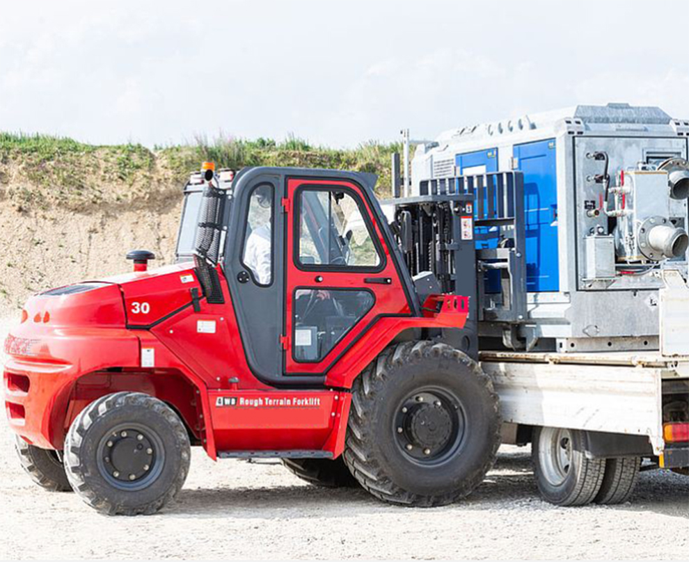 3T rough terrain diesel forklift